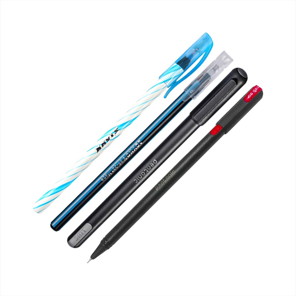 

NA Ball Pen Pena Pulpen Satuan / Pulpen Joyko Pentonic Stark/ Bolpen Bolpoint Pena Pen Ballpen Hitam Merah Biru