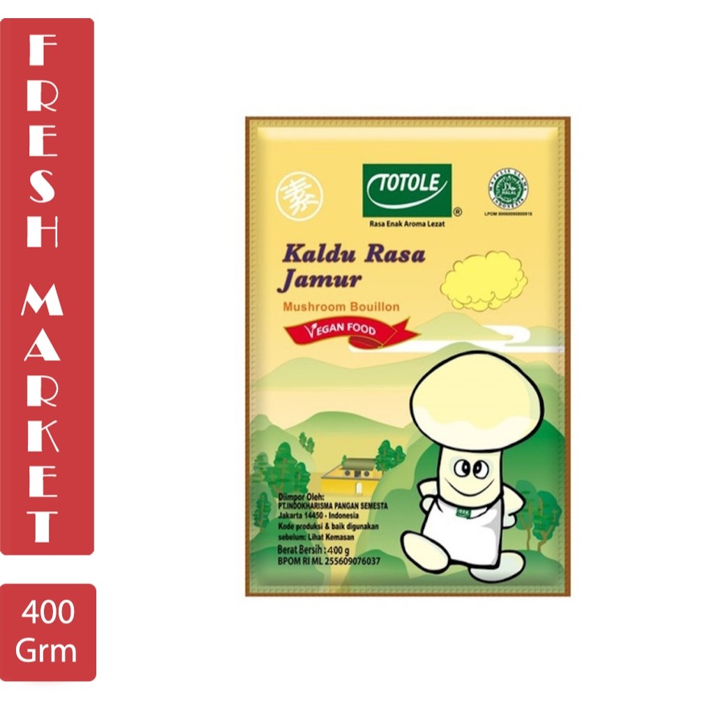 

Totole Kaldu Jamur 400gr - EXP panjang
