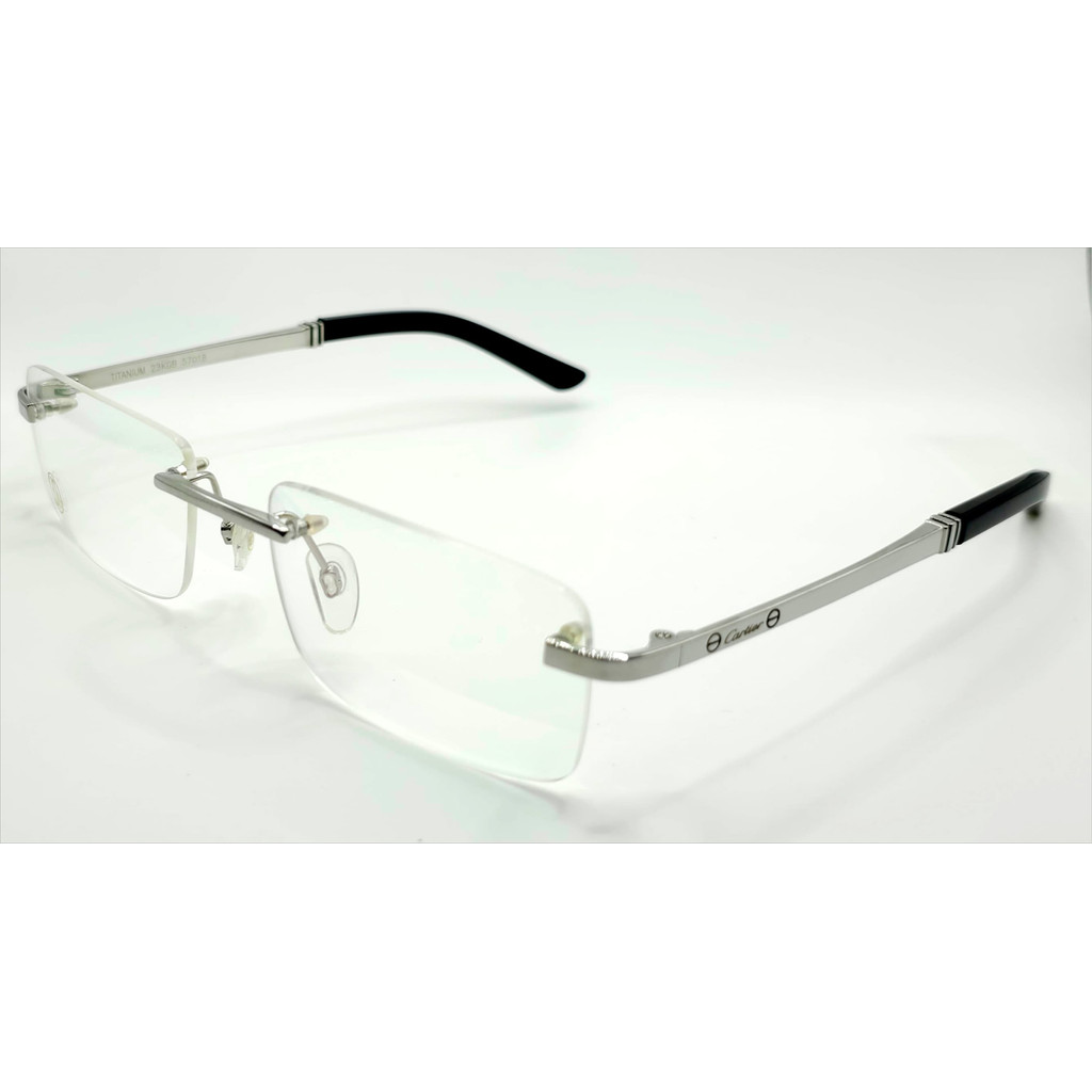 Kacamata Bor Rimless Frameless CART PURE Titanium 3138835 Kacamata Pria Wanita