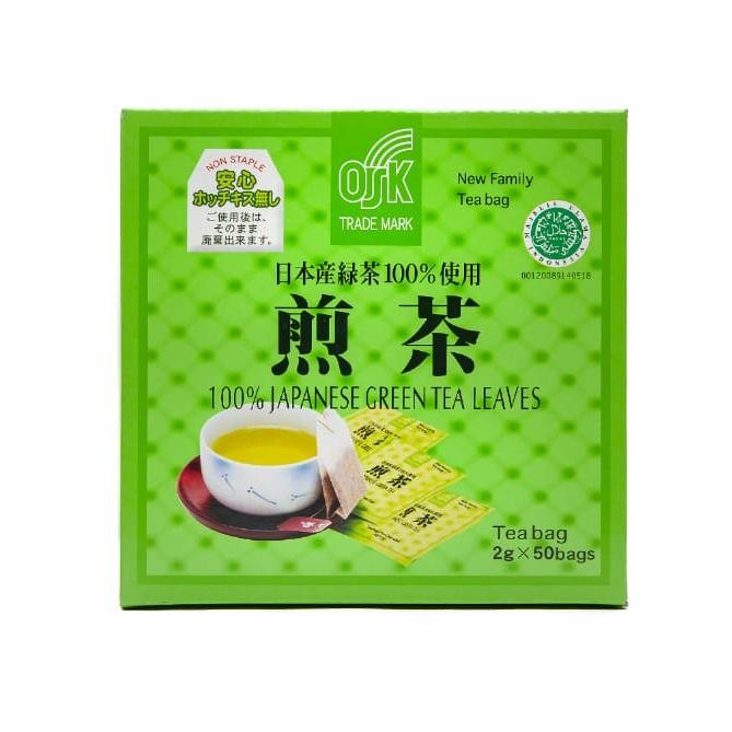 

OSK new family Japanese green tea leaves 50 tea bag x 2 gr