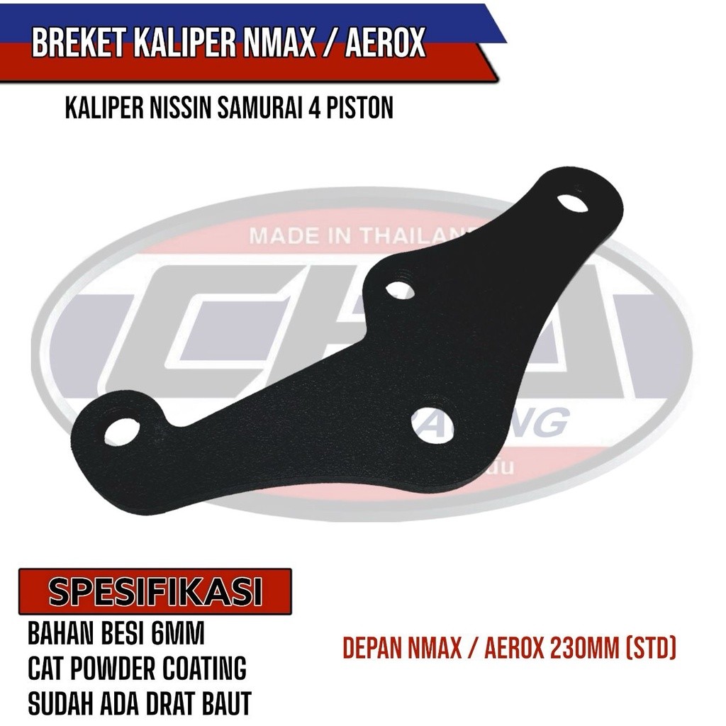 Breket NMAX Kaliper NISSIN SAMURAI 4 Piston