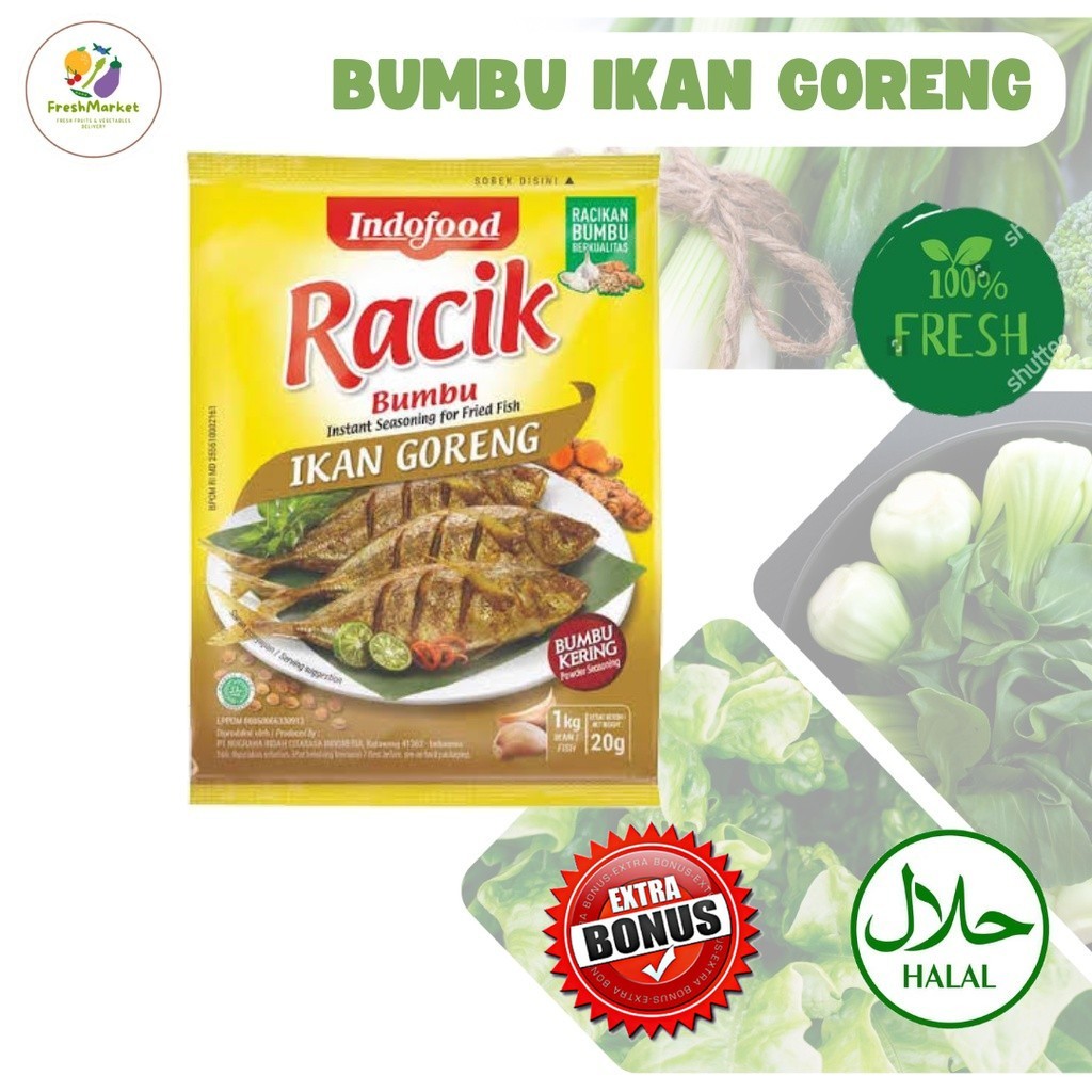 

Bumbu Racik Instan Ikan Goreng 1 Sachet Sayurinstant