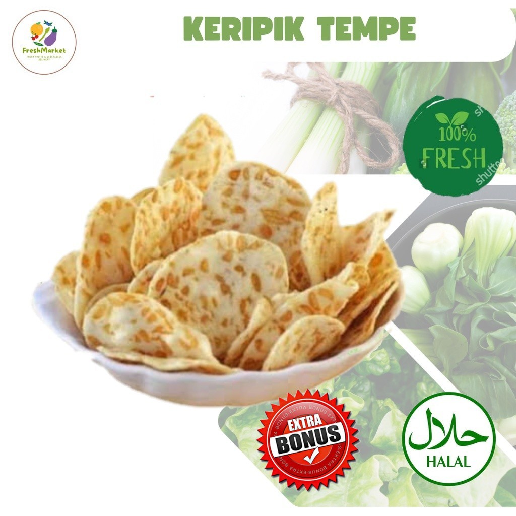 

Keripik Tempe Gurih 250 Gram Sayurinstant