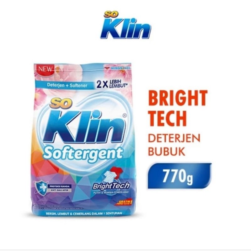 SoKlin Deterjen Bubuk 770 gram