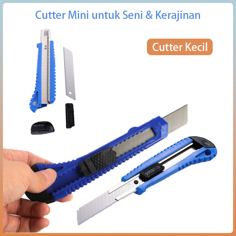 

Pisau Cutter Mini Portable - Untuk Kantor, Sekolah & Pembukaan Paket