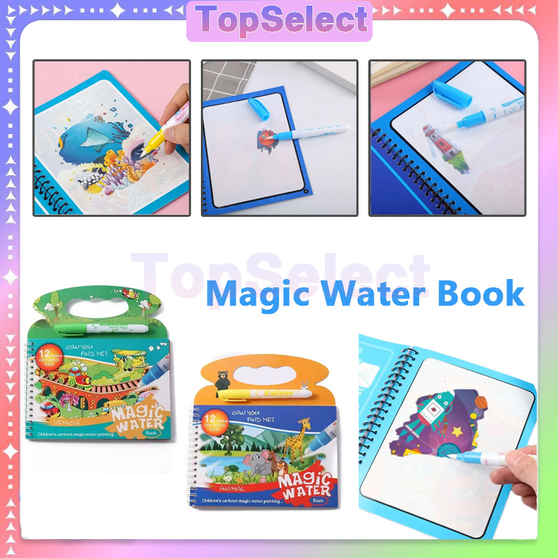 

Magic Water Book Buku Gambar Mewarnai / Graffiti Buku Lukisan