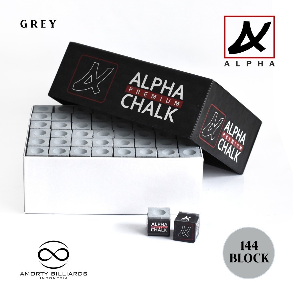 Paket Alpha Chalk Billiard / Kapur Billiard