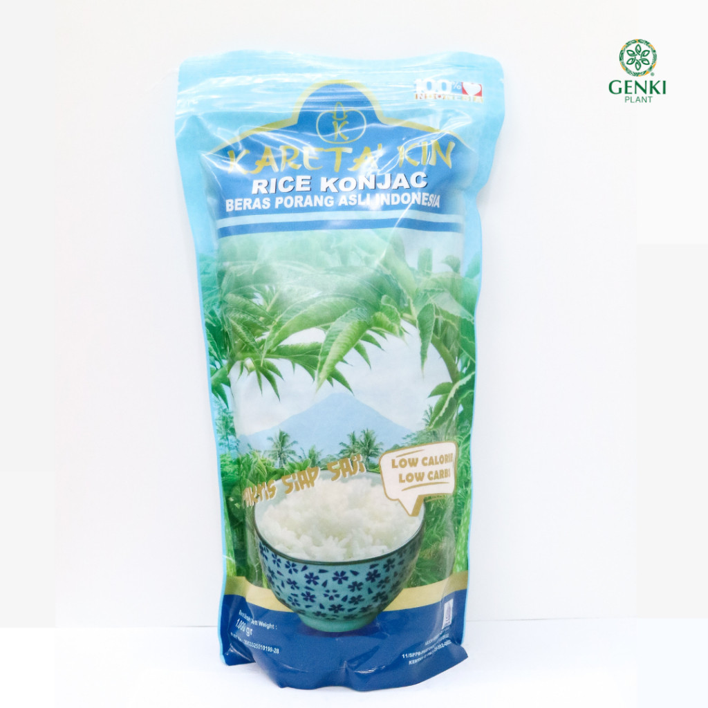 

Kareta Kin Beras Porang / Konjac Rice / Shirataki Rice - 1 kg