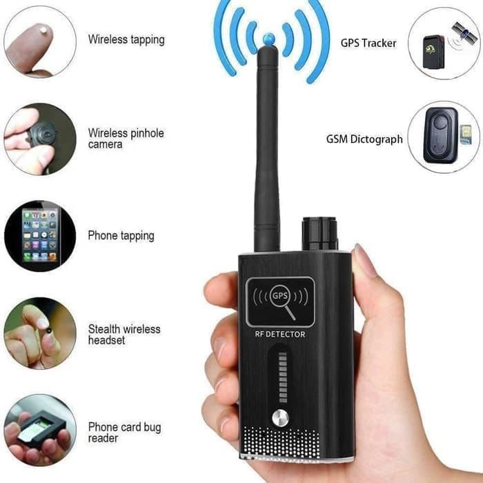 Pelacak Deteksi Sinyal Frekuensi Hp GPS GSM Anti Spy kamera Spycam