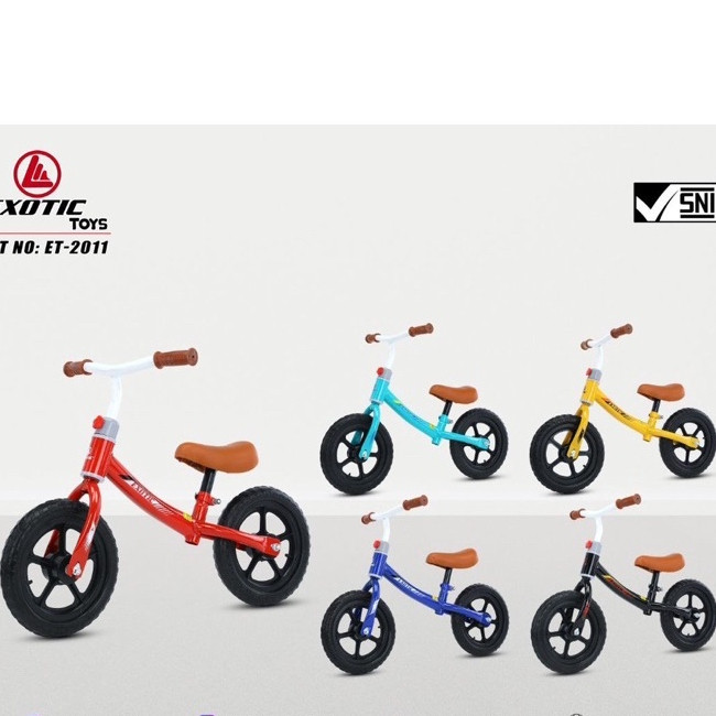 Sepeda Anak Tanpa Pedal Exotic ET-2011 best seller