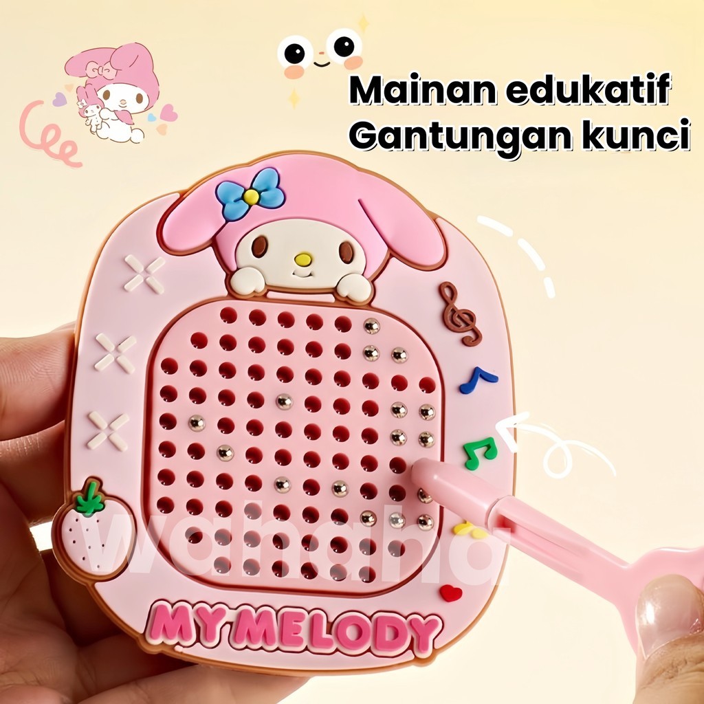 Mainan Magnet/Mainan Edukasi/Mainan Anak/Sanrio/Melody/Mainan Edukasi Anak/