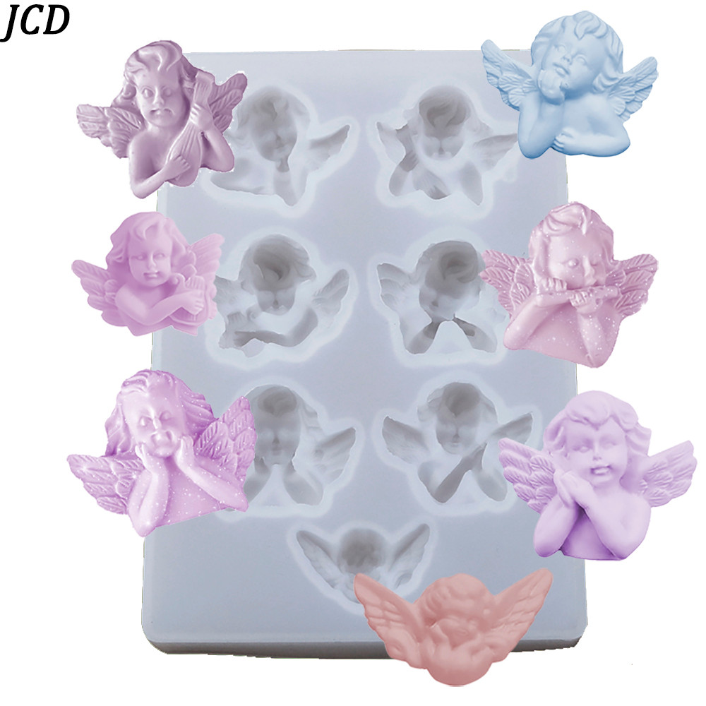 

Angel Shaped Silicone Resin Mold DIY Clay UV Epoxy Resin Mold Pendant Jewelry Tool Mold 7 Pendant Silicone