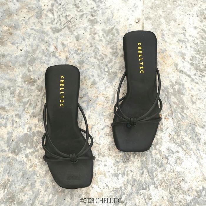 Terbaru Sandal Wanita Tali Jepit Heels Hak Tahu 3cm|Sendal Slip On|Selop Pesta Kondangan Wisuda Warn