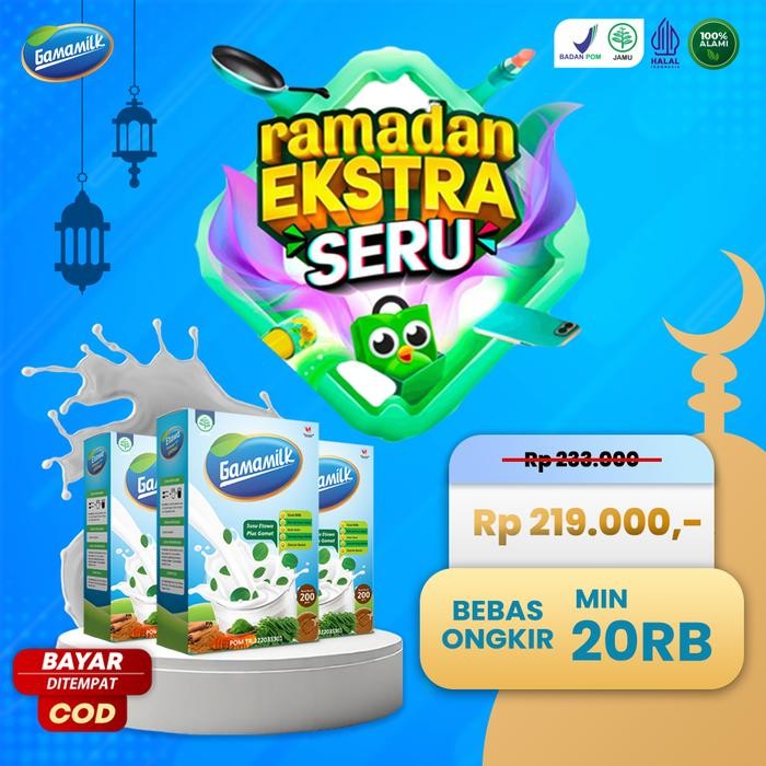 

Hot Produk SUSU ETAWA GAMAT GAMAMILK (3 Box) - Solusi Atasi Masalah Sendi & Tulang ORIGINAL Terbaik dan Terlaris