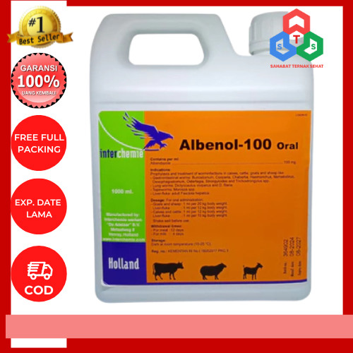 Albenol 100 Oral Albenol ORAL  Obat Cacing 1 liter