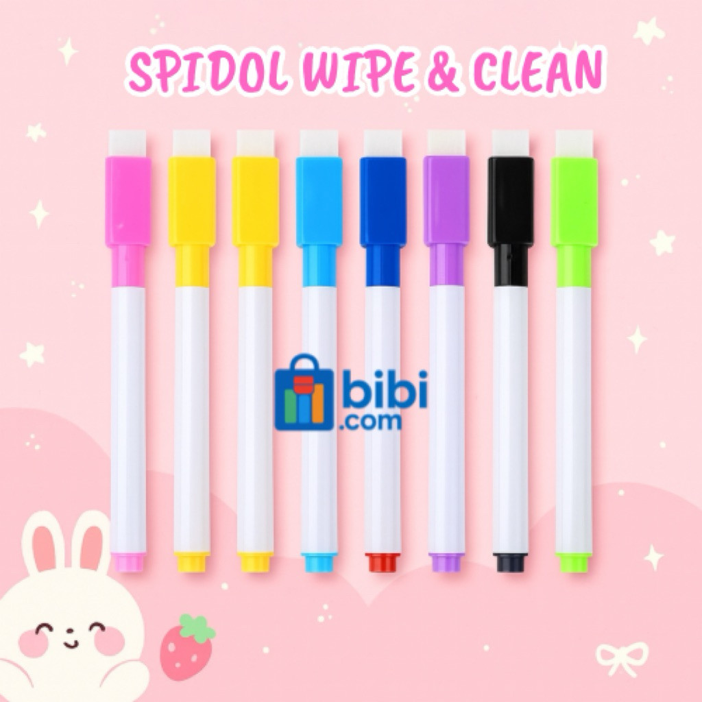 

Spidol Wipe and Clean / Spidol Warna Whiteboard dengan Penghapus / Spidol Wipe&Clean Activity Book