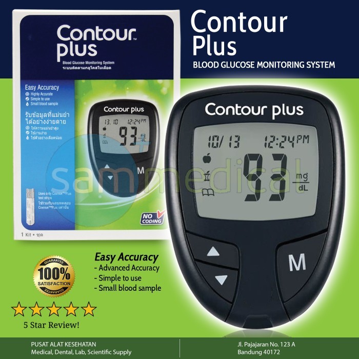Alat Cek Gula Darah (METER ONLY) Contour Plus Bayer