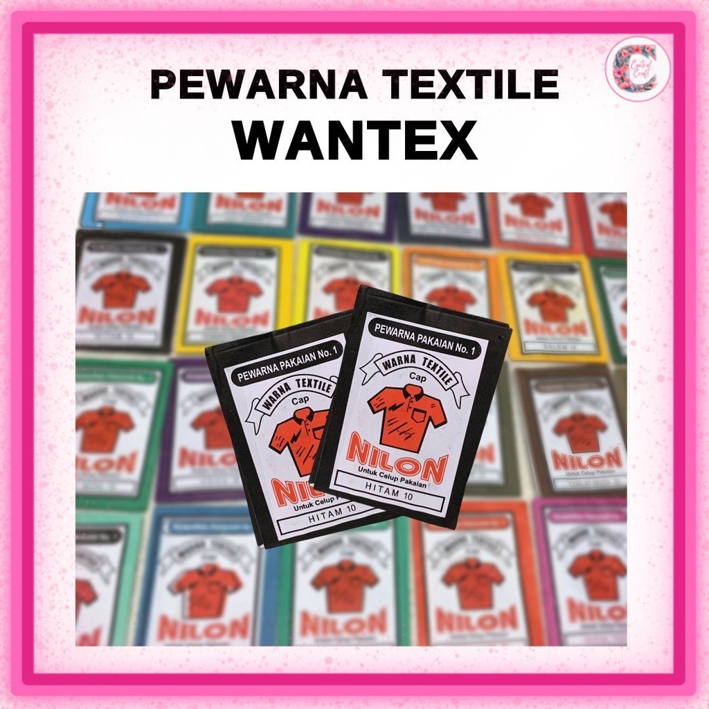 Wantex Cap NILON | Wantex Pewarna Pakaian | Wantex Pewarna Textile | Wantex Pewarna Kain | Pewarna B