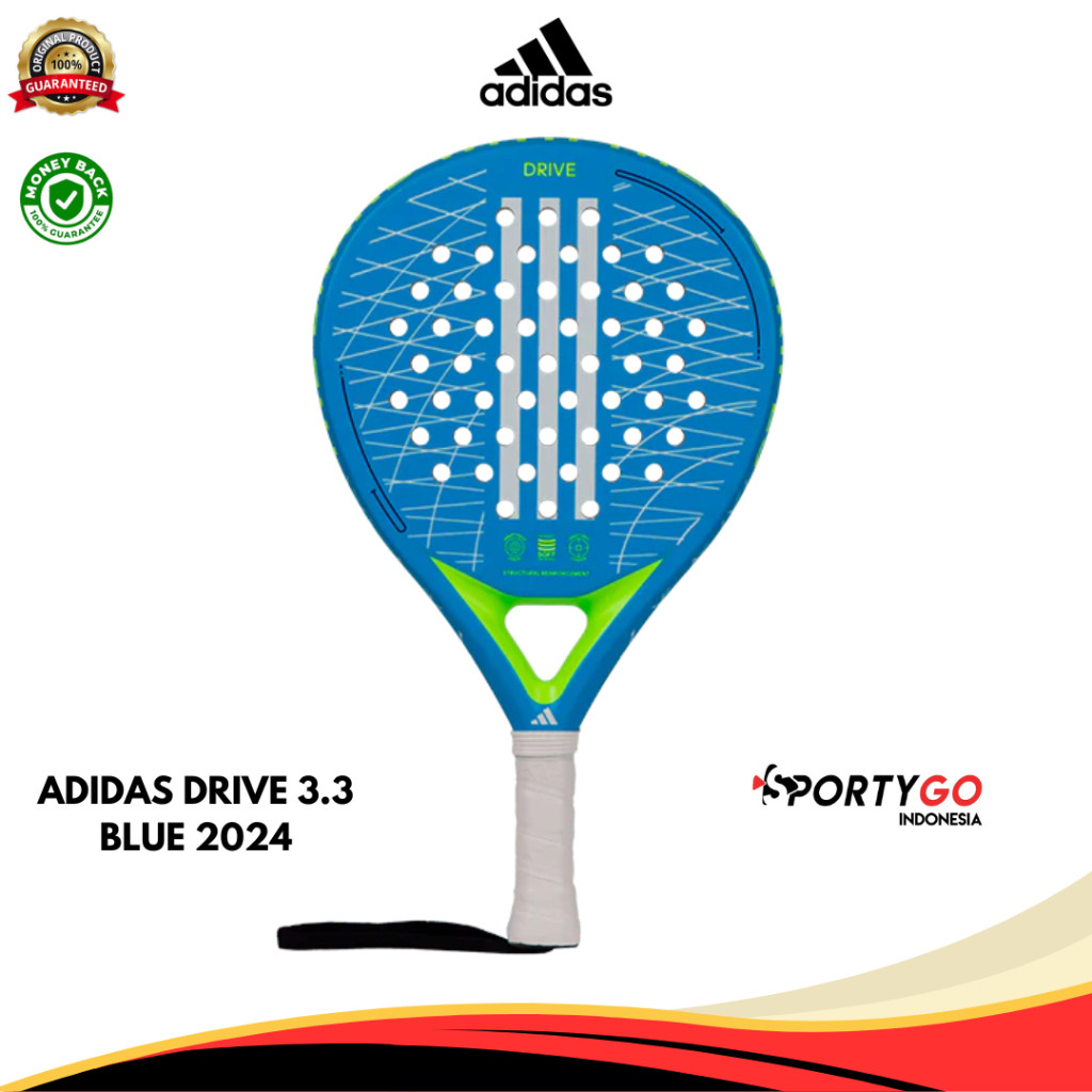 Terlaris Padel Racket ADIDAS DRIVE 3.3 Blue | Raket Padel Adidas