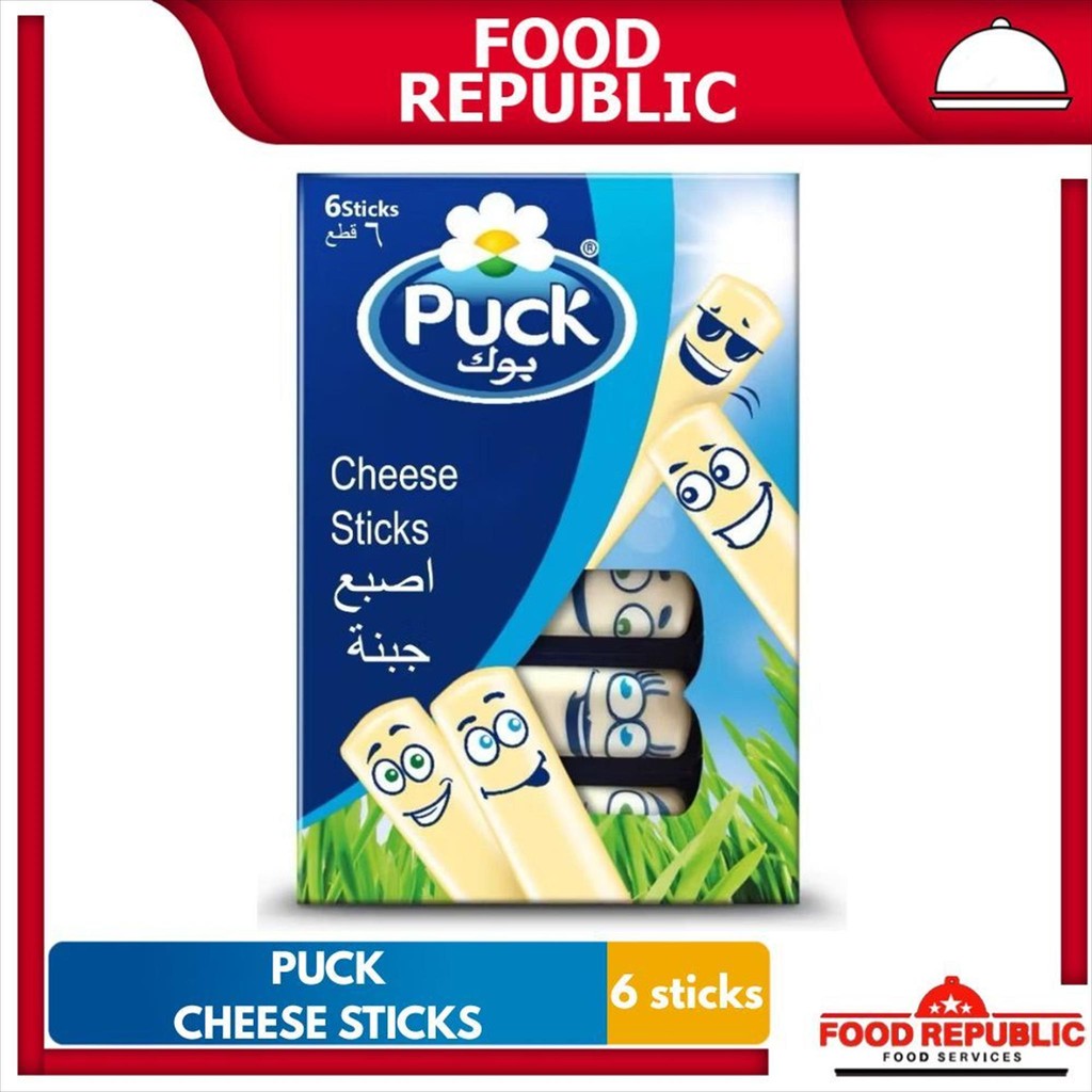 

Puck Cheese Sticks 108 gr (6 x 18 gr) Stik Keju Praktis - Camilan Sehat Halal