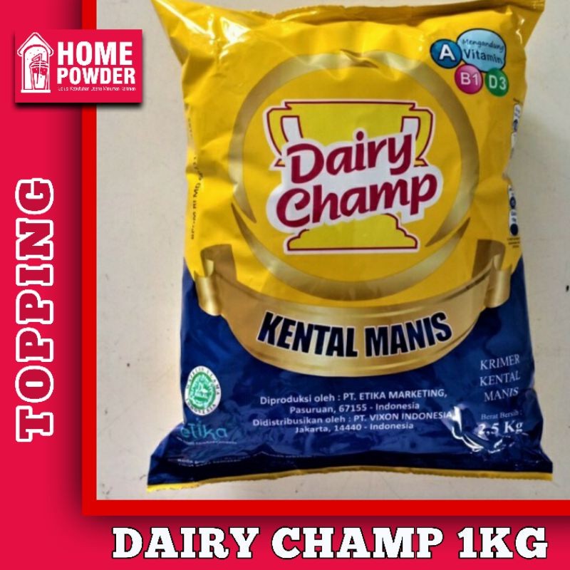 

Murah Lebay Susu Creamer Krimer Kental Manis Dairy Champ 1Kg Murah