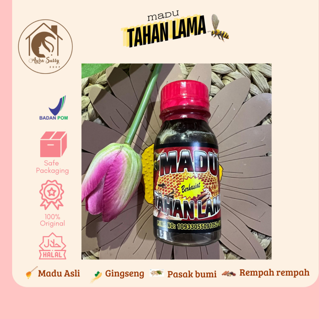 

Madu Hutan Tahan Lama /Madu Gingseng Pasak bumi