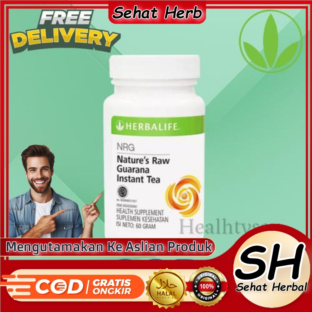 

NRG Teh Herbalife Original 60gr Penambah Energi & Stamina Membakar Lemak Jadi Energi Menurunkan Berat Badan Minuman Pelangsing Badan Teh Herbal Herbalife Teh Pengontrol Berat Badan Teh Pelangsing