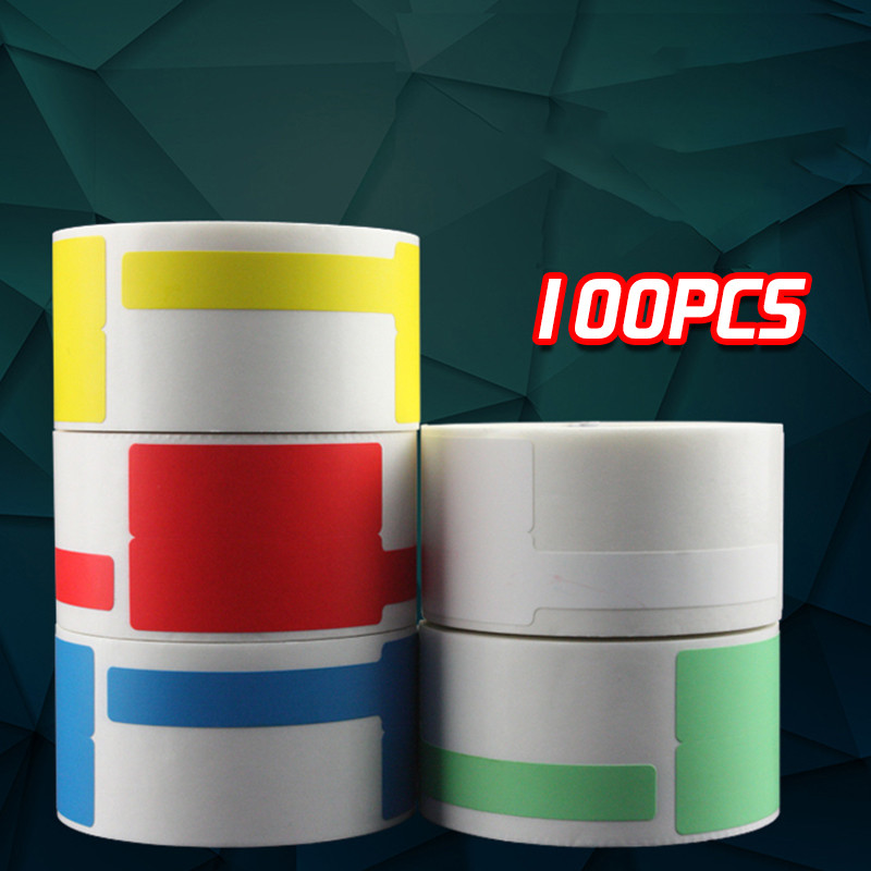 

100Pcs Cable Label Sticker Tahan Air / Stiker Label Kabel Jaringan / Stiker Label Penanda Kabel