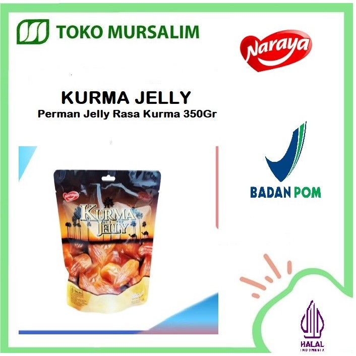 

Naraya Kurma Jelly 350Gr - Permen Jelly Rasa Kurma