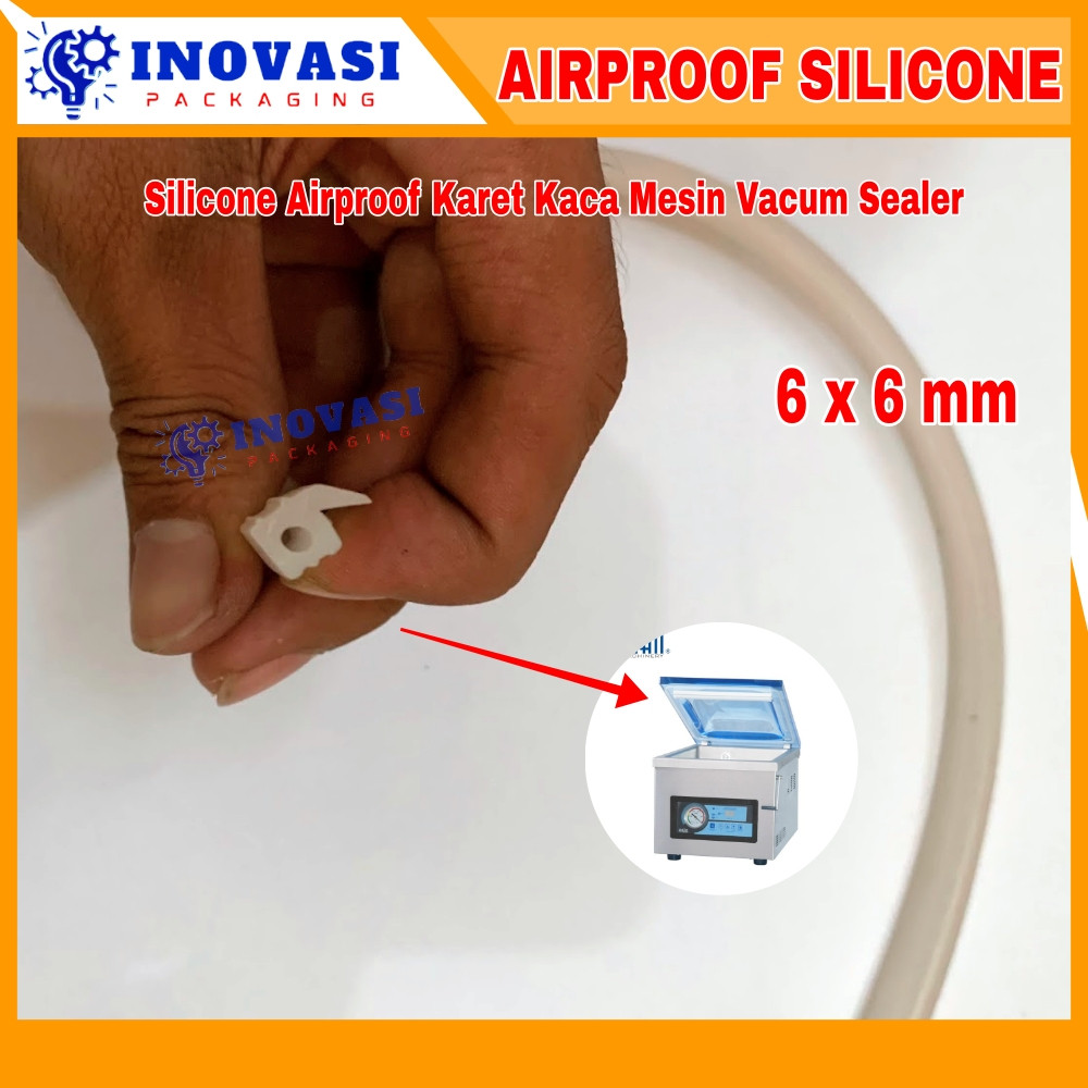 Air Proof Silicone Vacuum Sealer Karet Silicon Kaca Vacum Sealer 6x6