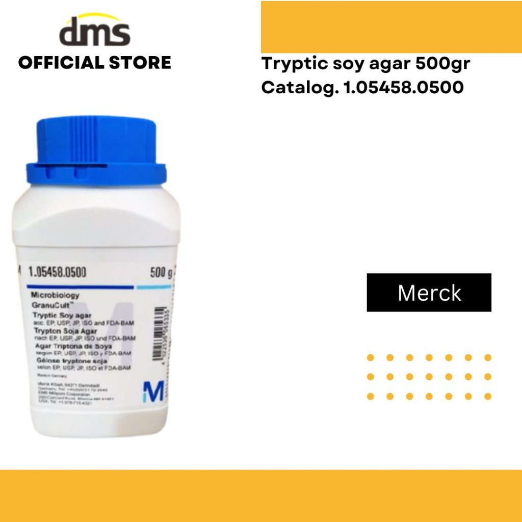 Tryptic soy agar 500gr Catalog. 1.05458.0500
