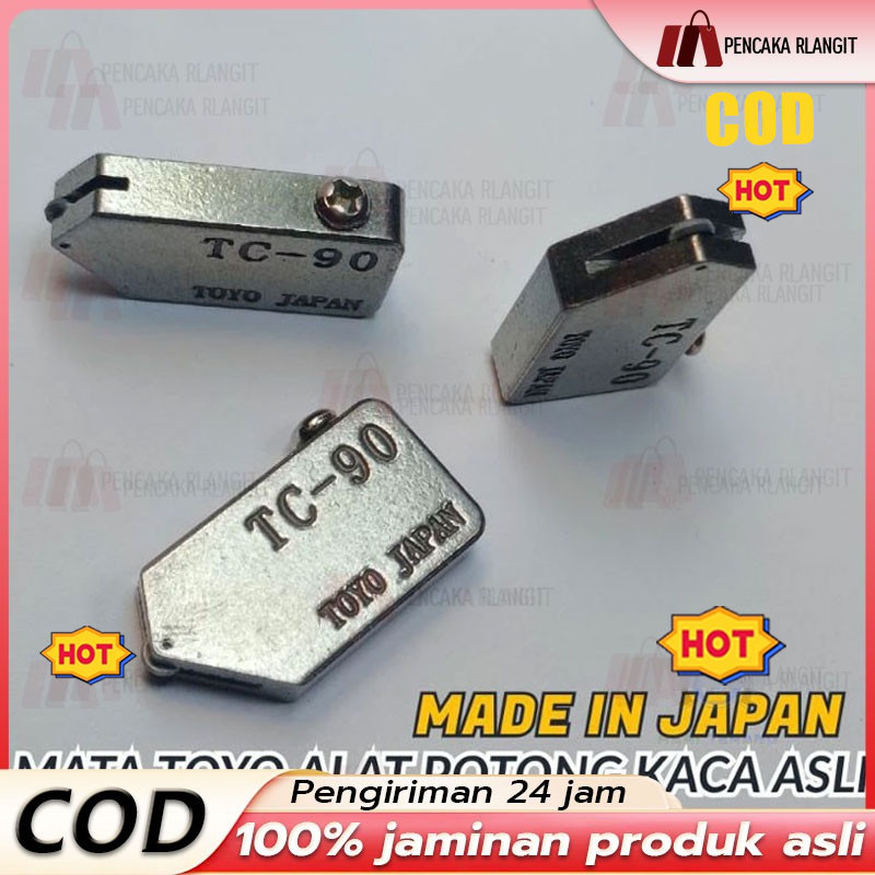 

Alat pemotong kaca toyo Tc 90 Mata pisau potong kaca alat potong kaca original mata pisau kaca asli made in japan/Mata potong kaca Toyo Tc 90 Alat pemotong kaca pisau potong kaca alat potong kaca keramik