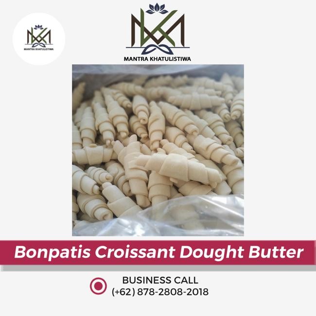 

Croissant Dough Full Butter Frozen 50 gr Premium Unbaked - Isi 10