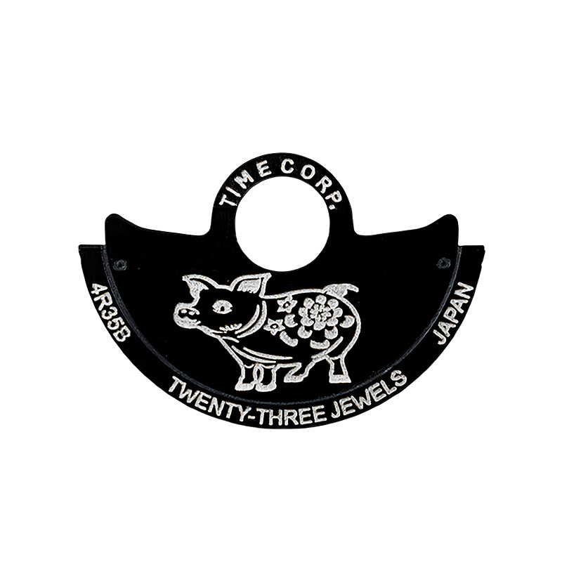 Black NH35 NH36 Movement Hammer Rotor Metal Patch Fits 4R35 4R36 NH35 NH36 Movement SKX007 SRPD Watc