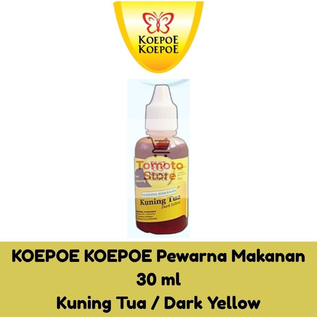 

✨ TOMOTOSTORE ✨ KOEPOE KOEPOE Pewarna Makanan Kuning Tua / Dark Yellow