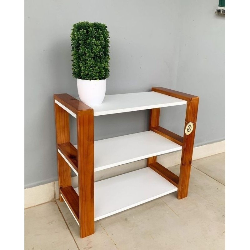 NEW PRODUK Rak Meja Susun Dapur Aesthetic Kayu Nakas Susun Rak Bumbu Serbaguna TERLARIS