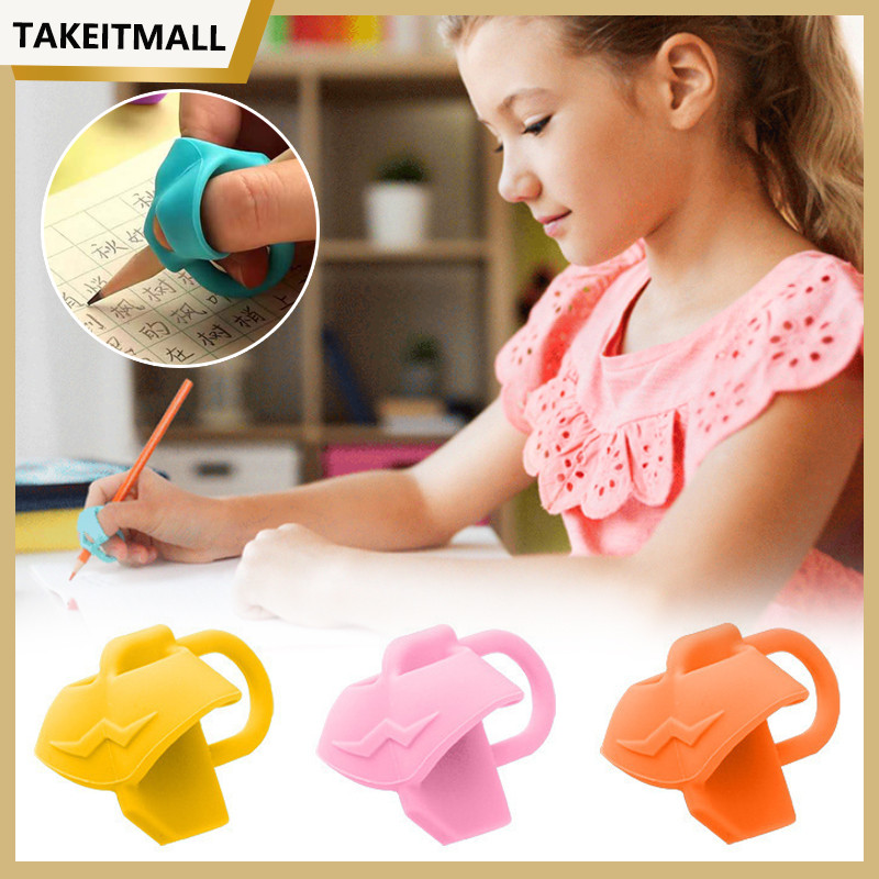 

Pegangan Pensil Silikon Anak/Pencil Grip 3 Jari /Bantu Anak Belajar Menulis