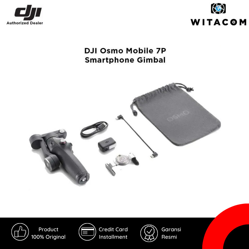 DJI Osmo Mobile 7 Pro / DJI Osmo Mobile 7P Gimbal Smartphone Stabilizer - Garansi Resmi