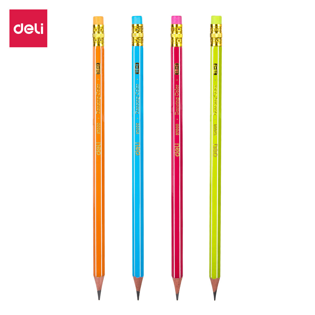 

Deli | Pensil Kayu (Graphite Pencil) Dancing Color | 2B | E37000