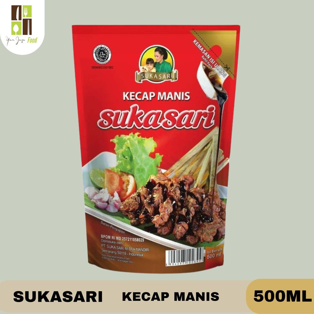 

Sukasari Kecap Manis 500ML / Kecap Manis Kemasan Pouch 500ML