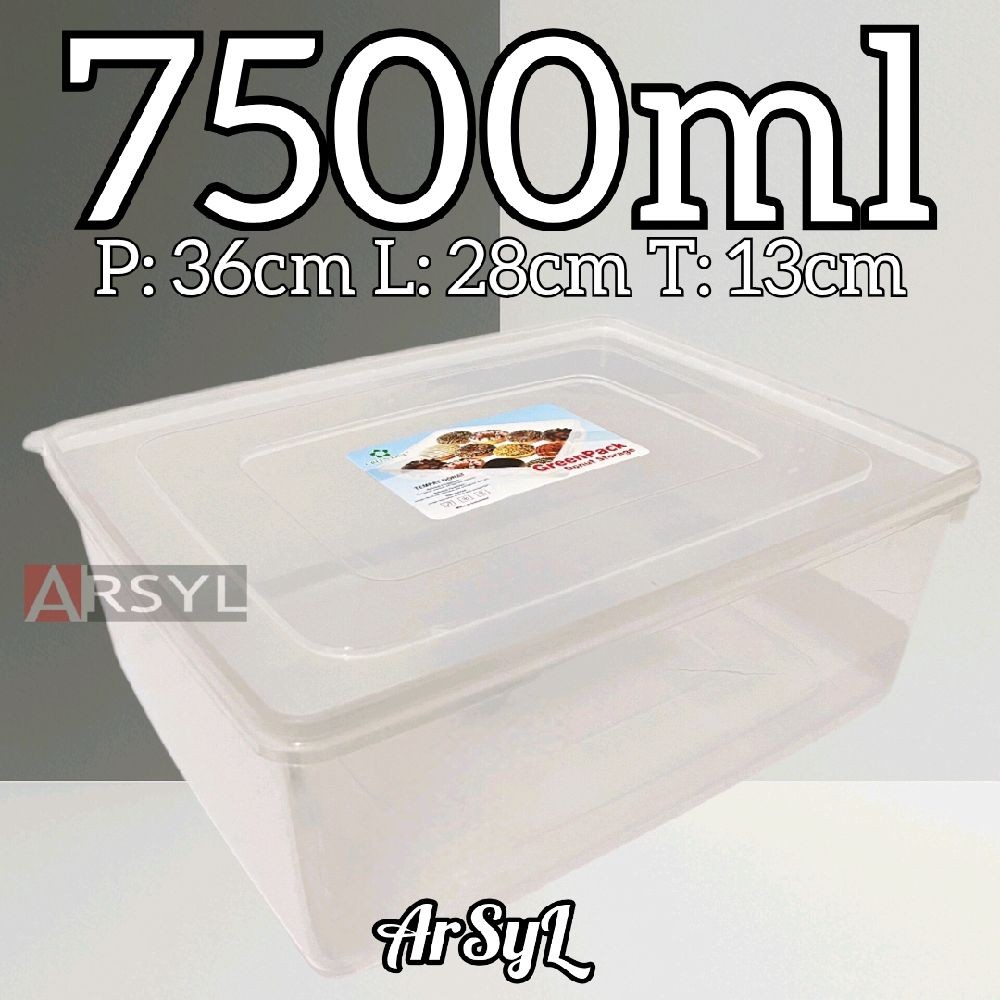 GreenLine Sealware Kotak Penyimpanan Plastik Tebal Serbaguna 7500ml