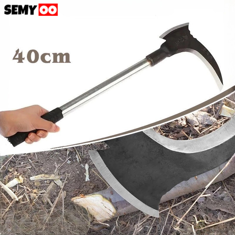 SEMYOO 40cm Arit Rumput Baja Super Tajam/sabit Rumput Baja Asli Super Tajam/sabit Rumput/sabit Poton