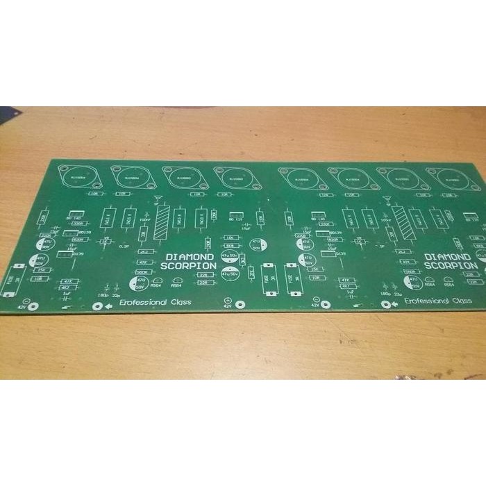 Part PCB Power Ampli Stereo Final Jengkol Series bahan fiber