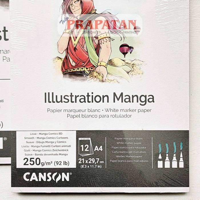 

Canson Illustration Manga Marker Sketchbook | Buku Gambar - A3