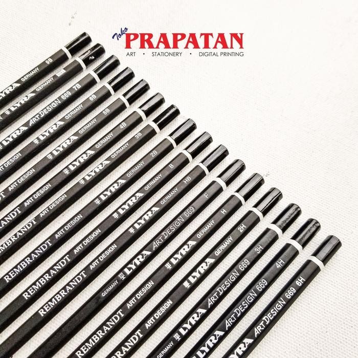 

Lyra Rembrandt Art Design 669 Graphite Pencils - B
