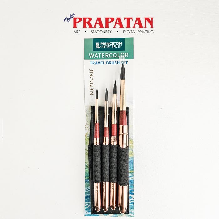 

Kuas Lukis Princeton Watercolor Travel Brush Set Neptune