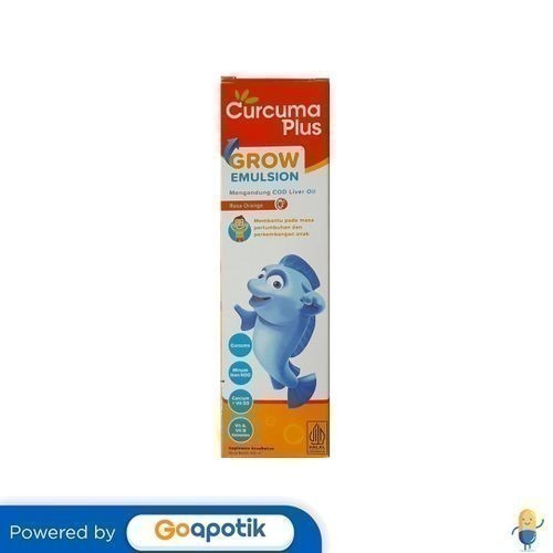 Curcuma Plus Emulsion Grow Rasa Jeruk Sirup 200 Ml