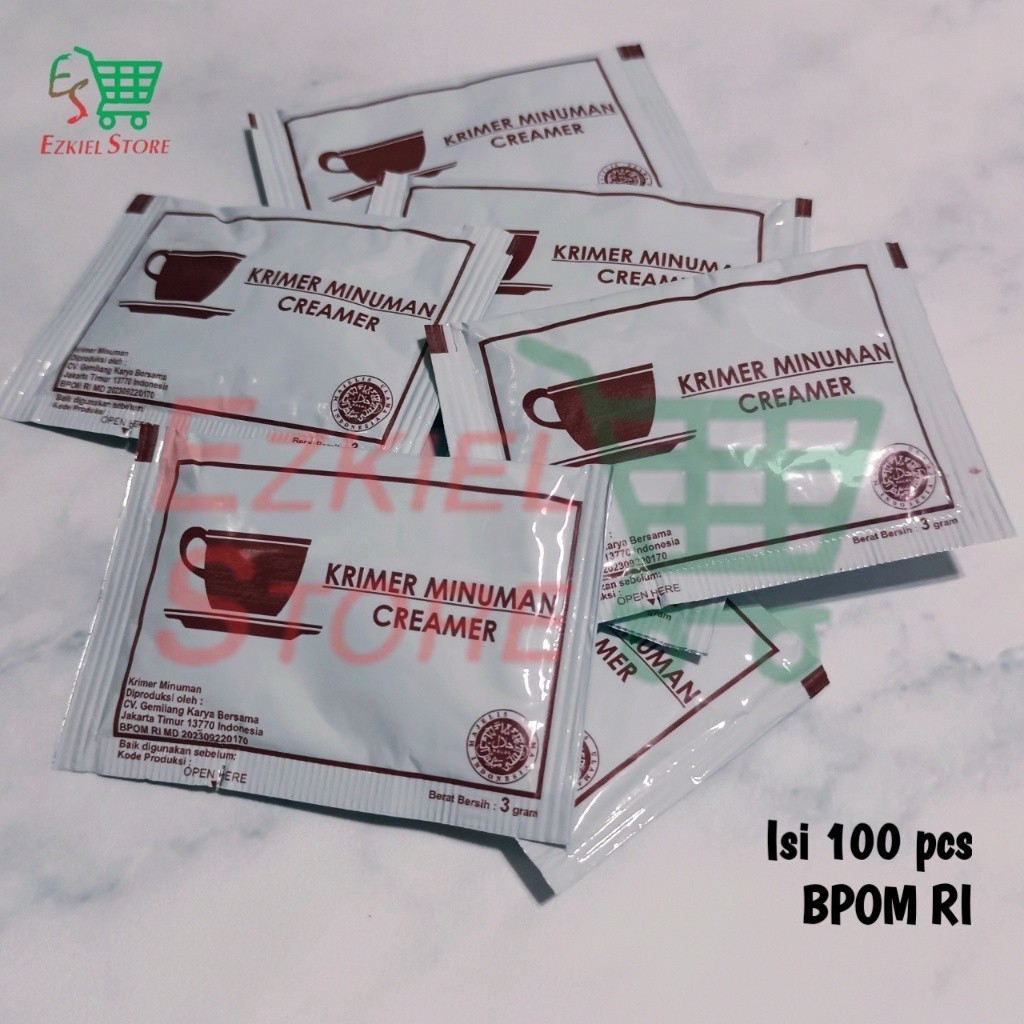

Creamer Sachet | Krimer Non Dairy Isi 100 Pcs
