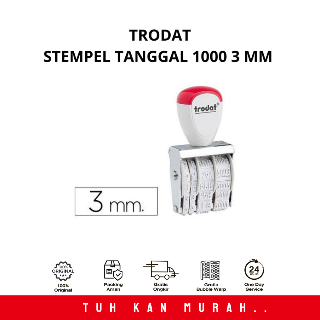 

TRODAT STEMPEL TANGGAL 1000 3 MM