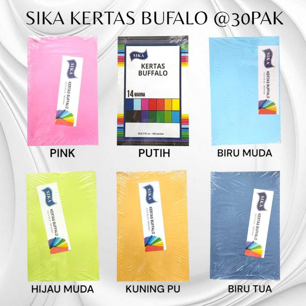 

[SDW] pekanbaru/SIKA KERTAS BUFALO WARNA/ KERTAS JILID SIKA